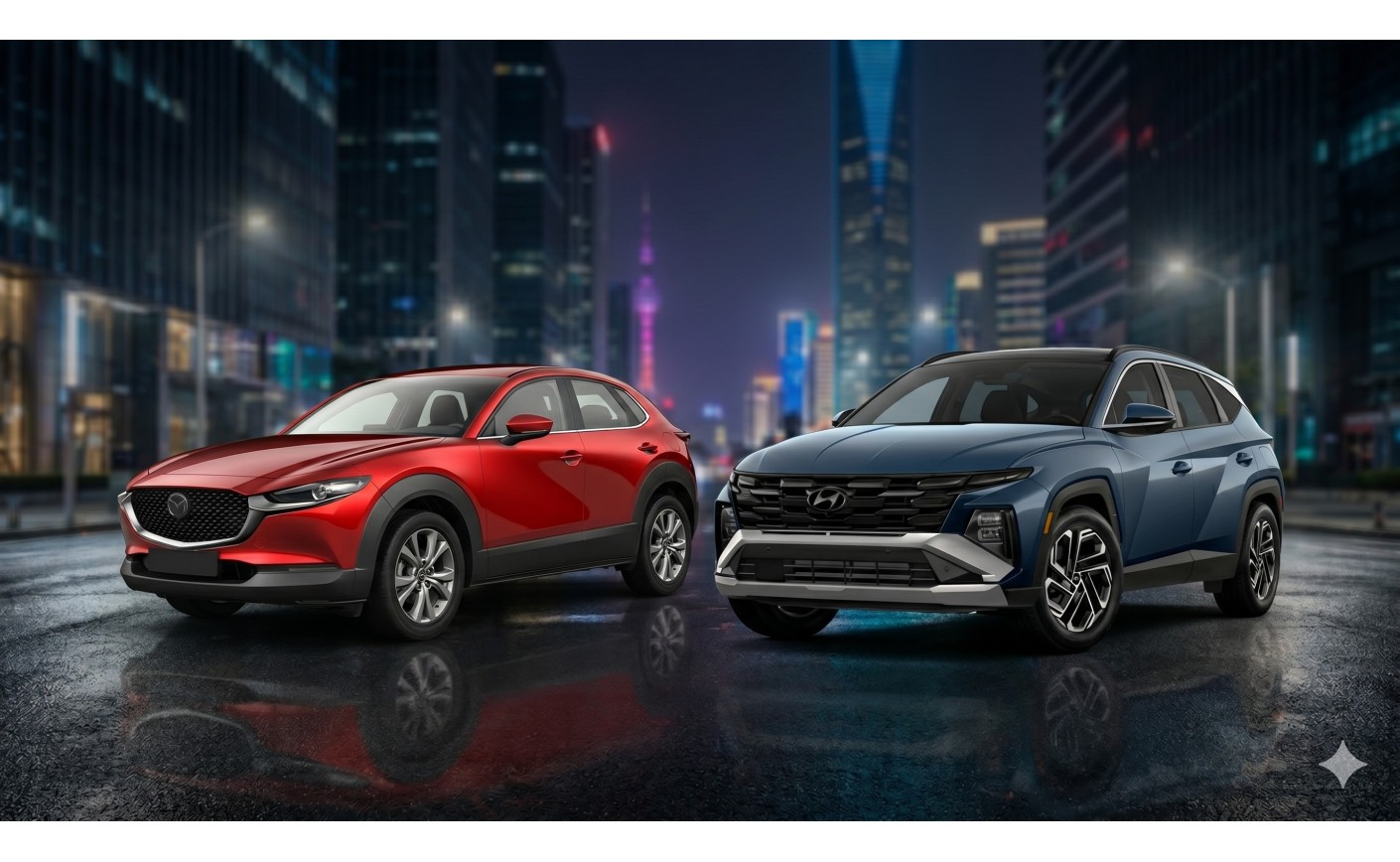 Mazda CX-30 vs Hyundai Tucson: qué opción de renting encaja mejor contigo
