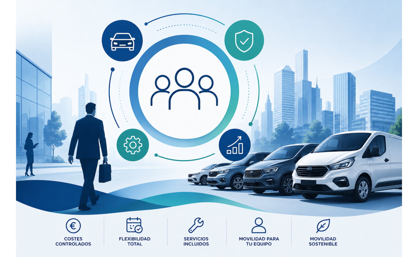 Renting para empresas: movilidad flexible para equipos, comerciales y flotas